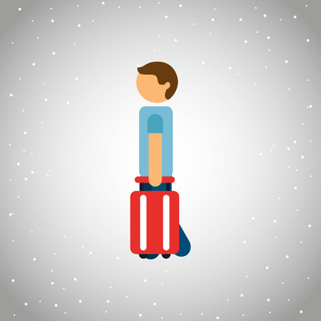 travel and people design, vector illustration eps10 graphicのイラスト素材