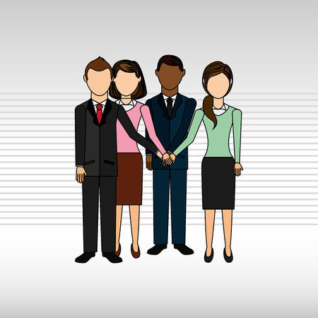 teamwork concept design, vector illustration eps10 graphicのイラスト素材