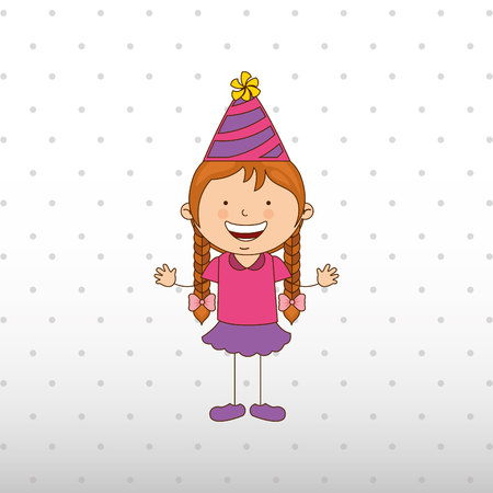 birthday party design, vector illustration eps10 graphicのイラスト素材