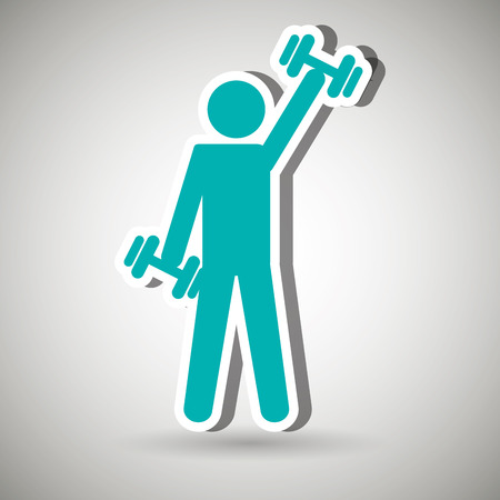 healthy lifestyle design, vector illustration eps10 graphicのイラスト素材