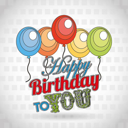 birthday party design, vector illustration eps10 graphicのイラスト素材