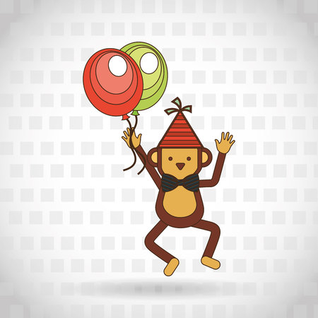 birthday party design, vector illustration eps10 graphicのイラスト素材