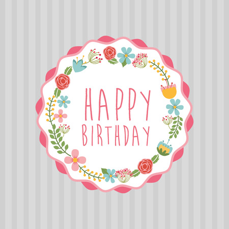birthday party design, vector illustration eps10 graphicのイラスト素材