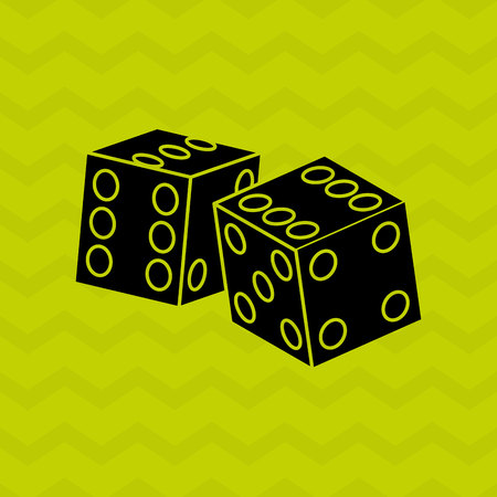 casino game icon design, vector illustration eps10 graphicのイラスト素材