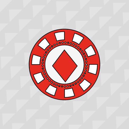 casino game icon design, vector illustration eps10 graphicのイラスト素材