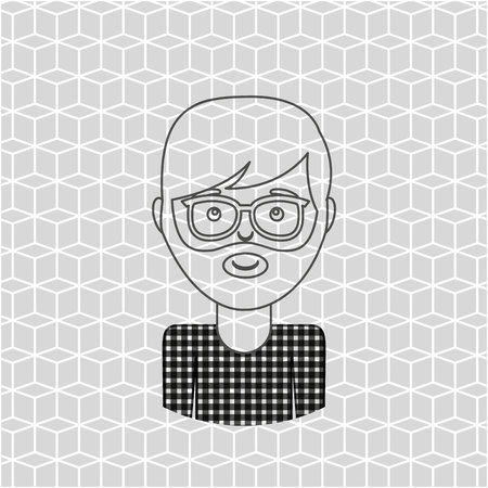 hipster lifestyle design, vector illustration eps10 graphicのイラスト素材
