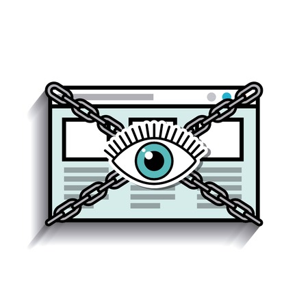 security system design, vector illustration eps10 graphicのイラスト素材