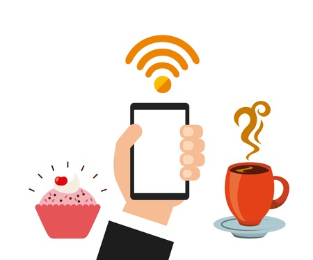 wifi service design, vector illustration eps10 graphicのイラスト素材