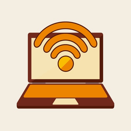 wifi service design, vector illustration eps10 graphicのイラスト素材