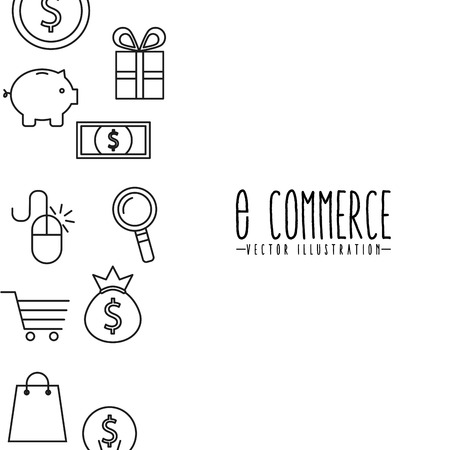 electronic commerce design, vector illustration eps10 graphicのイラスト素材