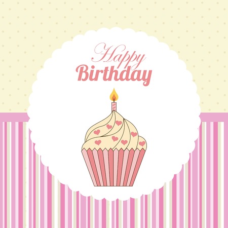 happy birthday  design, vector illustration eps10 graphicのイラスト素材