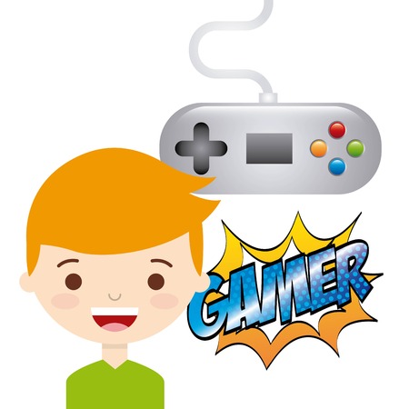 video game design, vector illustration eps10 graphicのイラスト素材