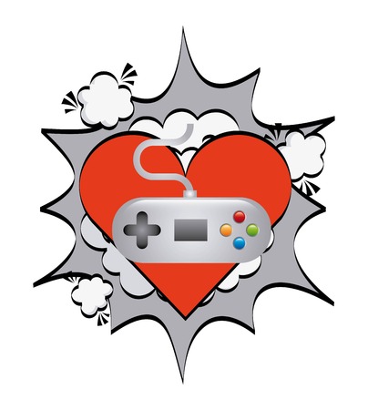 video game design, vector illustration eps10 graphicのイラスト素材