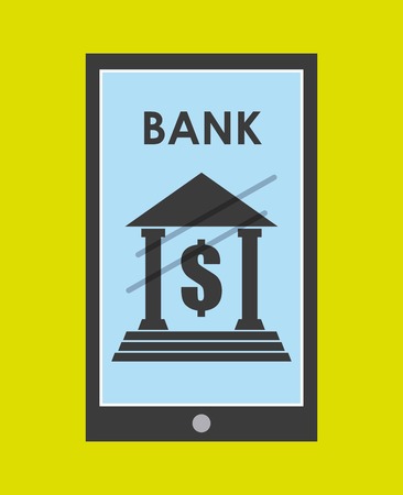 bank online design, vector illustration eps10 graphicのイラスト素材