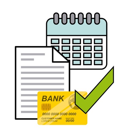 bank online design, vector illustration eps10 graphicのイラスト素材