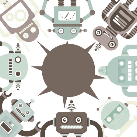 robot concept design, vector illustration   graphicのイラスト素材