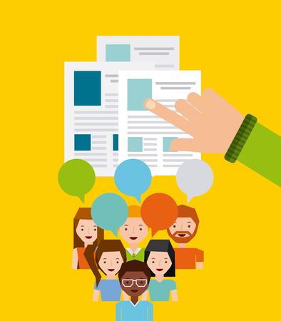 human resources design, vector illustration   graphicのイラスト素材
