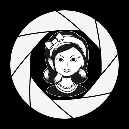 camera shutter background , vector illustration eps10 graphicのイラスト素材