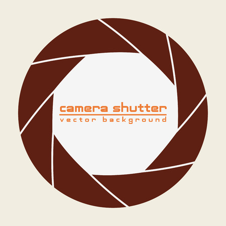 camera shutter background , vector illustration eps10 graphicのイラスト素材