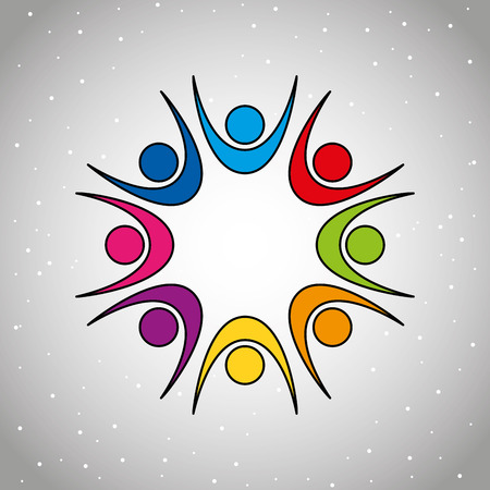 diversity concept designのイラスト素材