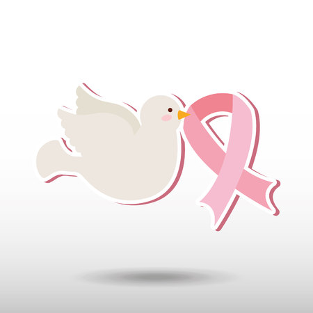 breast cancer designのイラスト素材