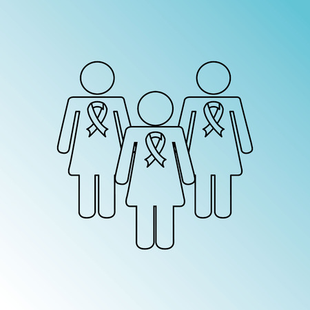 breast cancer designのイラスト素材