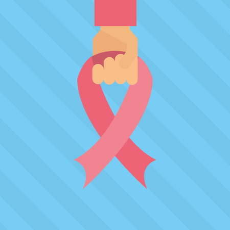 breast cancer design, vector illustration eps10 graphicのイラスト素材