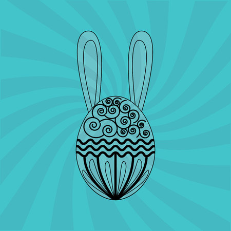 happy easter design, vector illustration eps10 graphicのイラスト素材