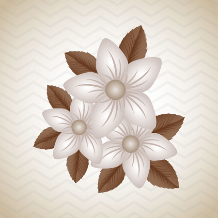 beautiful flower  design, vector illustration eps10 graphicのイラスト素材