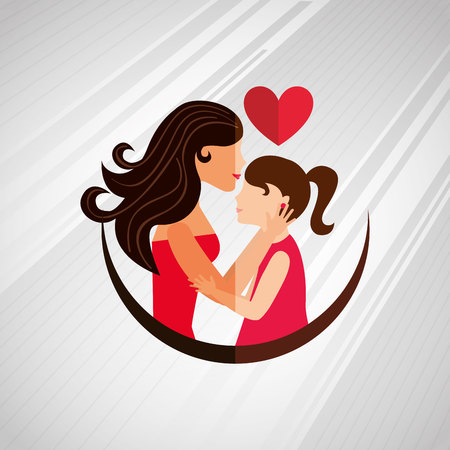 happy mothers day design, vector illustration eps10 graphicのイラスト素材