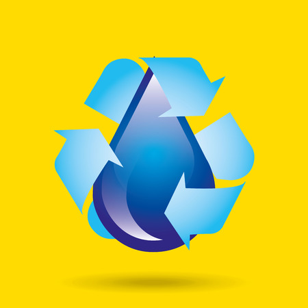 save the water design, vector illustration eps10 graphicのイラスト素材