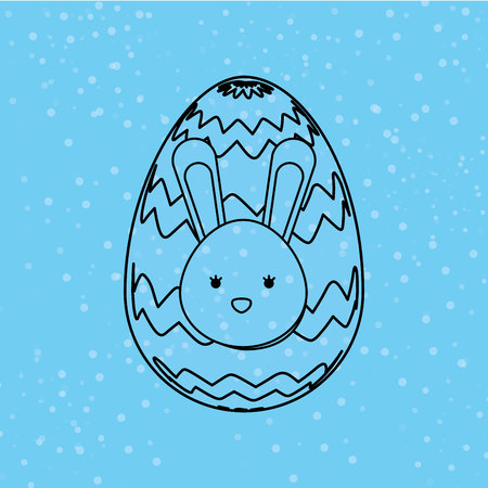happy easter design, vector illustration eps10 graphicのイラスト素材