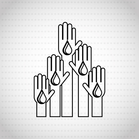 save the water design, vector illustration eps10 graphicのイラスト素材