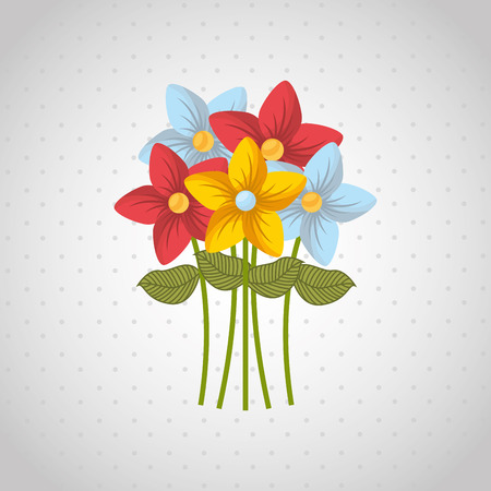 beautiful flower  design, vector illustration eps10 graphicのイラスト素材