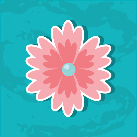 beautiful flower  design, vector illustration eps10 graphicのイラスト素材