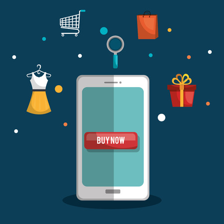 shopping online design, vector illustration eps10 graphicのイラスト素材