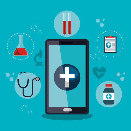 medical care design, vector illustration eps10 graphicのイラスト素材