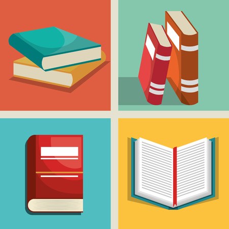 read books  design, vector illustration eps10 graphicのイラスト素材