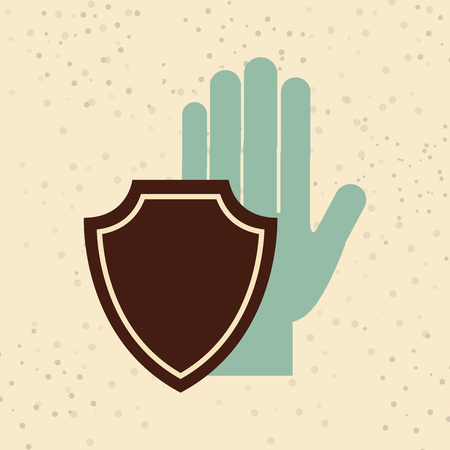 insurance icon design, vector illustration eps10 graphicのイラスト素材