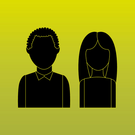 avatar person design, vector illustration eps10 graphicのイラスト素材