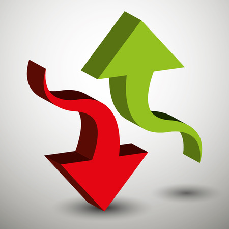 guide arrows design, vector illustration eps10 graphicのイラスト素材