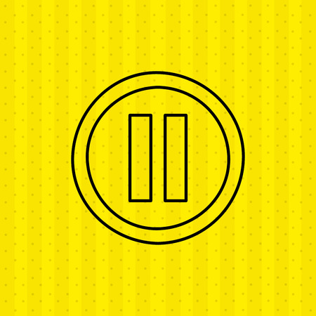 record icon design, vector illustration eps10 graphicのイラスト素材