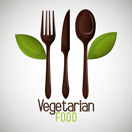 vegetarian food menu design, vector illustration eps10 graphicのイラスト素材