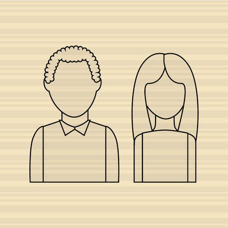 avatar person design, vector illustration eps10 graphicのイラスト素材