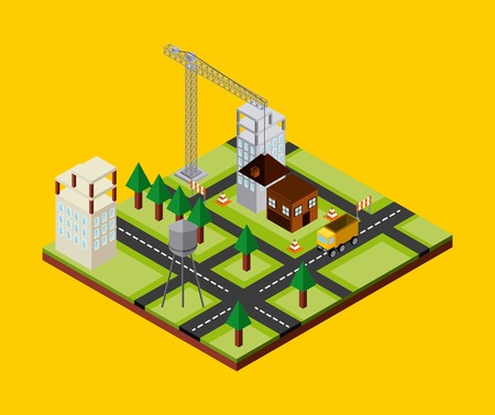 under construction design, vector illustration eps10 graphicのイラスト素材