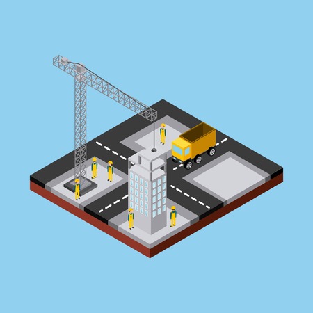 under construction design, vector illustration eps10 graphicのイラスト素材