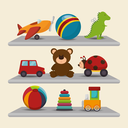 cute toys design, vector illustration eps10 graphicのイラスト素材