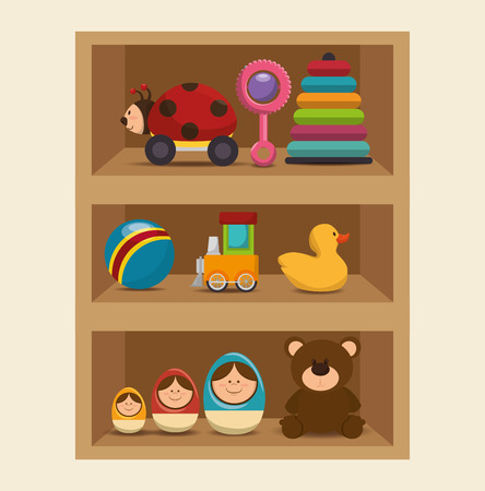 cute toys design, vector illustration eps10 graphicのイラスト素材