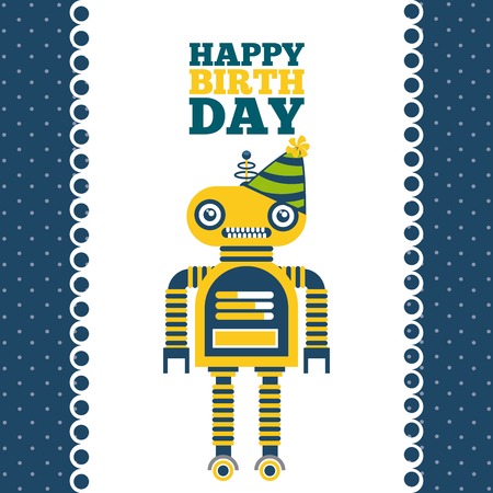 happy birthday design, vector illustration eps10 graphicのイラスト素材