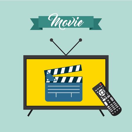 TV movie design, vector illustration eps10 graphicのイラスト素材